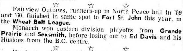 1961 Fort St.John